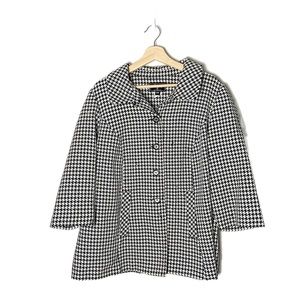 Vintage 90's Sweet Suit Black and White Check Blazer